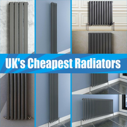 Anthracite flat panel oval - flat,